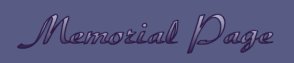Memorial Page